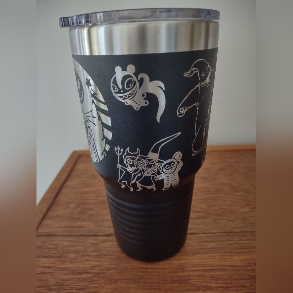 Nightmare Before Christmas Jack Skellington Halloween Tumbler - Picture 2 of 9